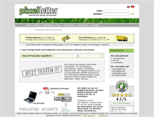 Tablet Screenshot of pixelletter.de
